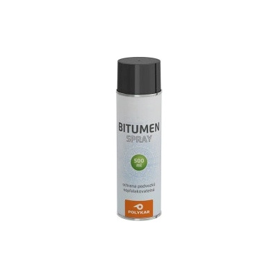 Polykar Bitumen nástřik podvozku aut, sprej, černý, 500 ml