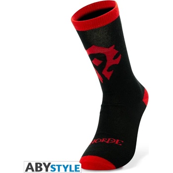 Image 1 of ABY style Чорапи World of Warcraft - Horde Black a Red