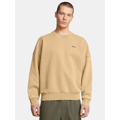 Under Armour UA Icon HWT Flc Wash OS Crew M 1386553-263 brown