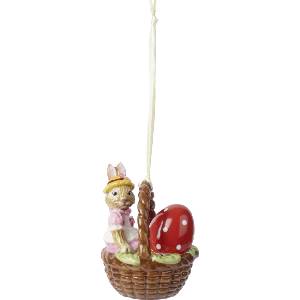 Villeroy & Boch Висяща украса Bunny Tales Anna в кошницата (14-8662-6874)