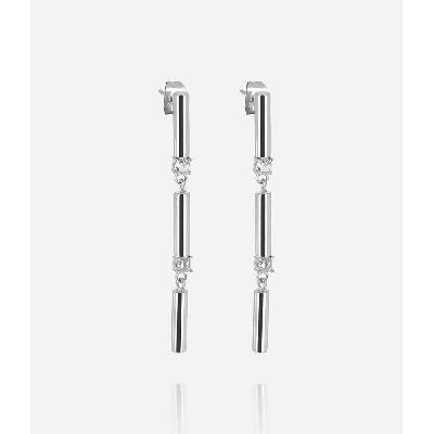 ZAG Bijoux Visiace náušnice so zirkónmi SEL27834-00WHT