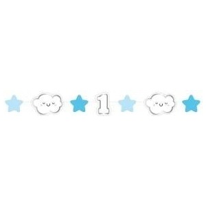 GoDan Mini garland Year-Old blue 120cm Godan