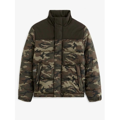 Celio Черно-зелено мъжко камуфлажно ватирано зимно яке Celio Vuelectron Celio | Zelen | МЪЖЕ | XL