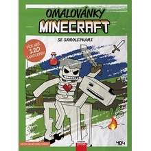 Omalovánky Minecraft se samolepkami