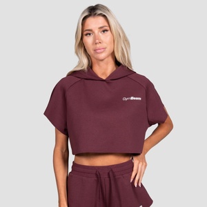GymBeam Дамски суичър Relay Cropped Fig M