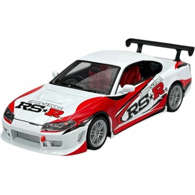 WELLY NISSAN S-15 SILVIA RS-R BIELY NOVÝ KOVOVÝ MODEL 22485 1:24