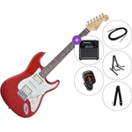 SX SST62+ /HSH Premium SET Candy Apple Red Електрическа китара