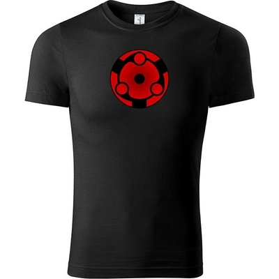 Naruto tričko Eternal Mangekyo Sharingan Madara černá