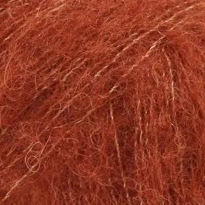 DROPS Design Brushed Alpaca Silk Uni Colour 24 Rust Плетива прежда (109824)