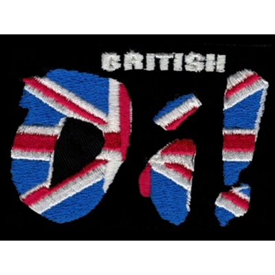 Nášivka OI British vyšívaná
