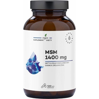 Aura Herbals MSM 1400 mg Organická síra 120 kapsúl