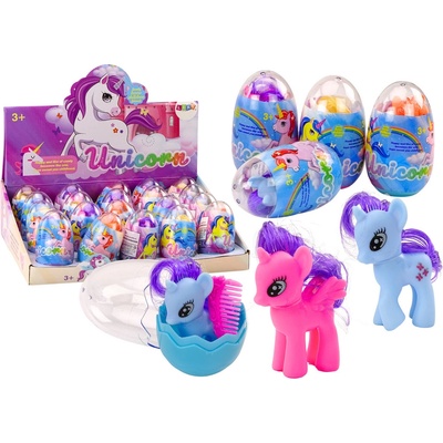 mamido Farebná jednorožec v kúzelnom vajci s hrebeňom mix