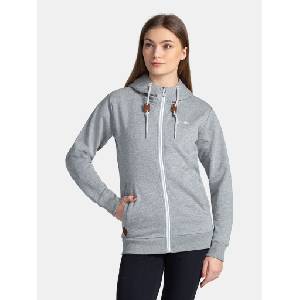 Kilpi Светлосив дамски памучен суитчър Kilpi BERY-W Kilpi | Siv | ЖЕНИ | XS