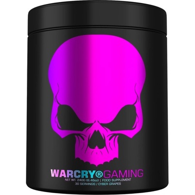 GENIUS NUTRITION Warcry Gaming | with Caffeine, Bacopa & Rhodiola [240 грама] Cyber Grapes