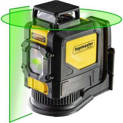Topmaster Professional Лазерен нивелир Topmaster Pro 1x3D 40 м със зелен лъч