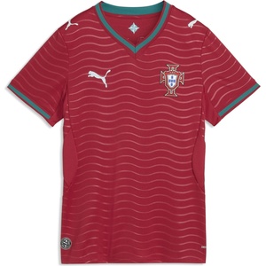 PUMA Дамска футболна фланелка Puma Portugal Home Shirt World Cup 2026 Womens - Red/Green