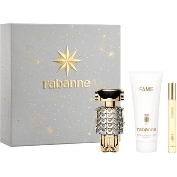Paco Rabanne Fame - Подаръчен комплект за жени: 50мл парфюм EDP + 100мл лосион за тяло +10мл EDP