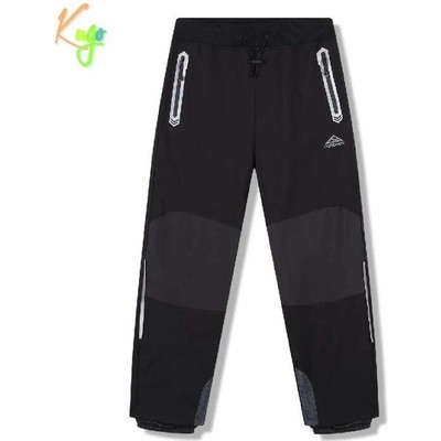 Kugo dětské softshellové kalhoty nezateplené HK5656 černá