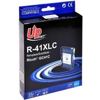 Compatible Мастило гел UPRINT GC41M, RICOH, 36ml, 2500 копия, 405762, Cyan (LF-INK-RICOH-GC41C)