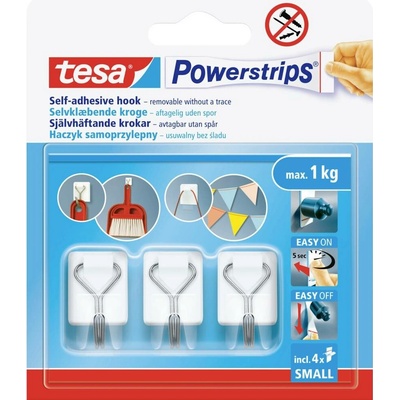 tesa TESA® Powerstrips® drátěný háček s bílá Množství: 1 ks