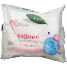 Miléne Pure sensitive intimní vlhčené ubrousky, 25 ks