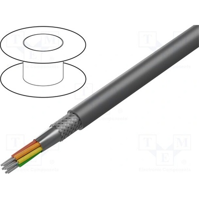 Alpha Wire 5527 SL005 Xtra Guard 1 7x18AWG PVC tmavě šedá 600V 100ft 30,5 m