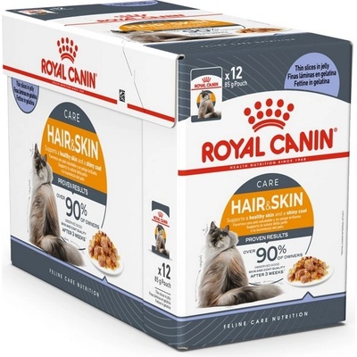 Royal Canin Hair & Skin v želé 12 x 85 g
