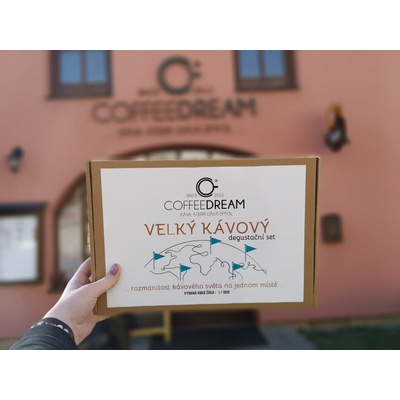 COFFEEDREAM VELKÝ KÁVOVY DEGUSTAČNÍ SET Středně jemné mletí espresso, mocca Káva VDM1 20 x 30 g