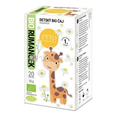 Fyto Detský BIO čaj Rumanček 20 x 1,5 g