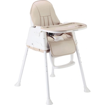 KikkaBoo Стол за хранене 3в1 Creamy Beige (31004010133)