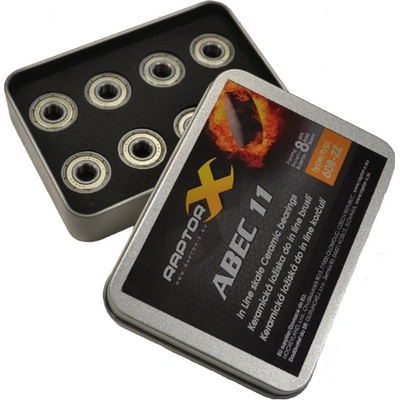 Raptor-X ABEC11 Si3N4 8 ks – Sleviste.cz