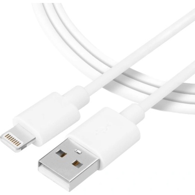 Tactical 013 Smooth Thread Cable USB-A/Lightning, 0,3m, bílý