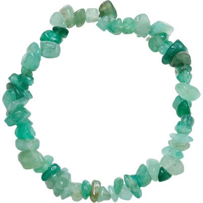Bealio 00007 Minerální náramek JADEIT sekaný 17-21 cm 06-00007-2367
