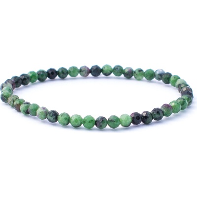 Milujeme Kameny rubín v zoisitu fazetovaný kulička NFK46