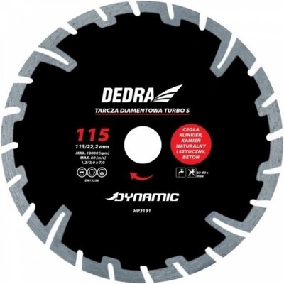 DEDRA Kotúč diamantový seg. Turbo Dynamic 230x22,2mm, Dedra