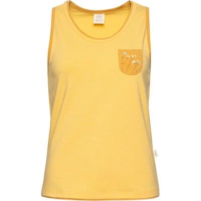 Chillaz Дамски топ Chillaz Women's Karpathos Flower Pocket Top - Yellow - размер 34 (EU) (916-6251-0212)