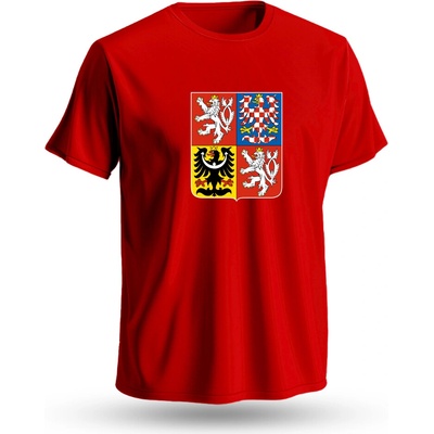 Pánské tričko Martin Nečas #98 Czech National Emblem 2025 red