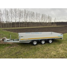 Eduard Autopřepravník Multi 4020 bočnice 30cm, nájezdy, 3 nápravy, 3500kg, 10" kola