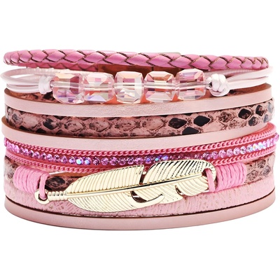 HARAHU Гривна fe-18311 - Розова kp18311 (fe-18311)