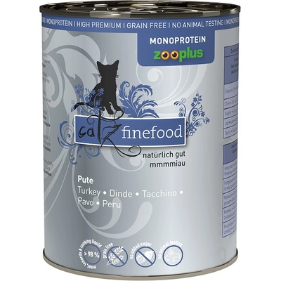Catz Finefood Monoprotein zooplus krůtí 24 x 400 g