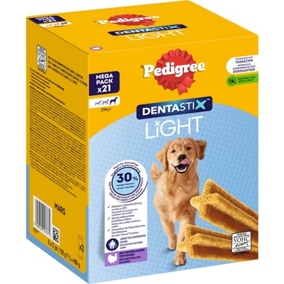 Pedigree Dentastix Light Dental Chews pre veľké psy >25 kg multibalenie 84 kusov