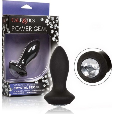 CalExotics Вибрираща анална тапа Diamond - малък