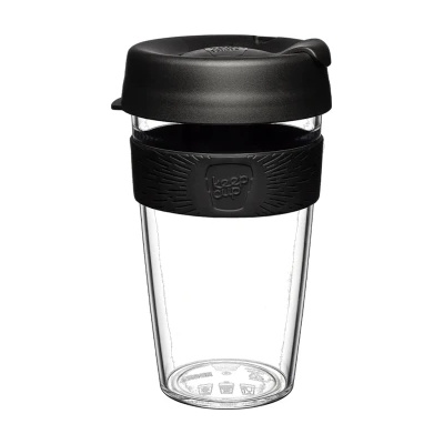 KeepCup Clear - 454, Black (CCBLA16)