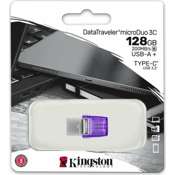 Kingston DataTraveler microDuo 128GB (DTDUO3CG3/128GB/UK128MDC)