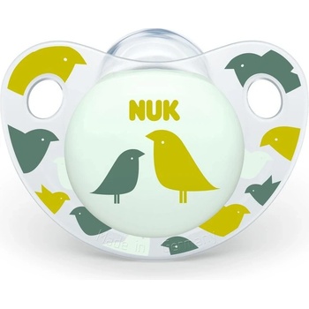 Nuk Trendline silikon box zelená ptáčci