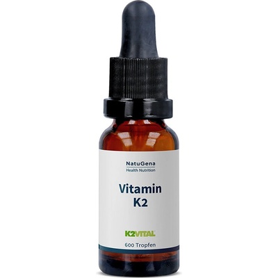 NatuGena Витамин K2 (менахинон МК-7) - Костно здраве и калциев баланс, 20 ml капки, 75 дози (570387 (2018038) NTG)