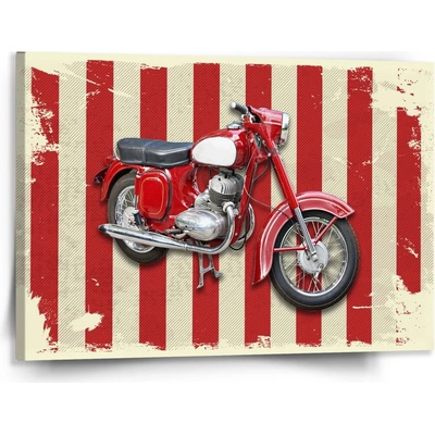 Sablio Obraz Jawa panelka Pruhy - 150x110 cm