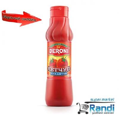 Кетчуп пикантен 500гр. Дерони