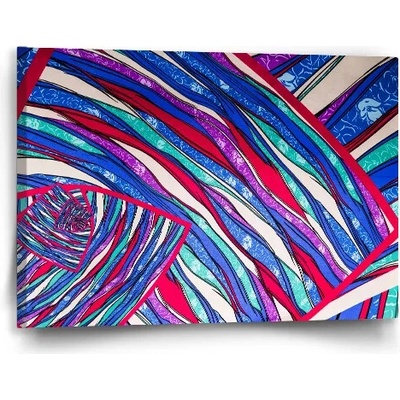 Sablio Obraz Pruhovaný motív 2 - 60x40 cm