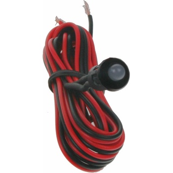 Stualarm Modrá blikací kontrolní LED s objímkou a kabelem